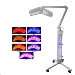 تجديد شباب 2022 Professional 7 Colors Photodynamic Stand PDT Machine Skin Rejuvenation for Beauty Salon استخدام LED Mask Bio Light Therapy P