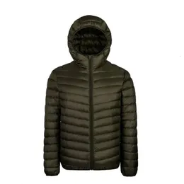 다운 재킷 남자 90% 화이트 오리 다운 슈퍼 라이트 다운 재킷 남자의 가벼운 열 코트 후드 깃털 코트 231228