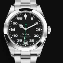 Мужские и женские часы серии AIR KING, 40 мм, сапфировое зеркало, MASTER 116900, автоматический механический механизм, высококачественный ремешок для часов из нержавеющей стали 316L