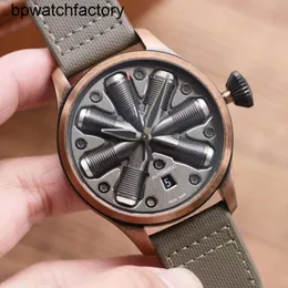 iWcity High Watch Watch Dafei Men 's Tech Enhancement 361 STERESCOPIC 기술로 가득 찬 정밀 철강 기계 운동 New Boutique Luxury Watch
