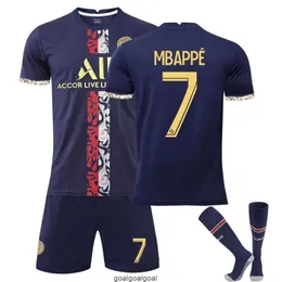 2223 Paris Training Uniform Co marca 7 Mbappé 10 Neymar 30 Messis Camisa de futebol