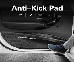 BMWステッカー用E90 F30 F10 F07 F20 F25 F26 F15 F16 E84 F48 X1 X3 X5 CAR ANTIKICK PAD Carbon Fiber Leather PVCドア保護F38737212