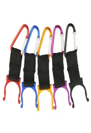 Legierung Wasserflasche Karabiner Clip Flaschenhalter Schnalle Trinkgeschirr Griff Camping Karabinerhaken Clipon für Outdoor-Sportarten3443271