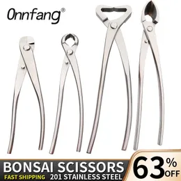 Onnfang bonsai ferramenta de poda profissional cortador de jardim ferramentas aço inoxidável tesoura jardinagem 231228