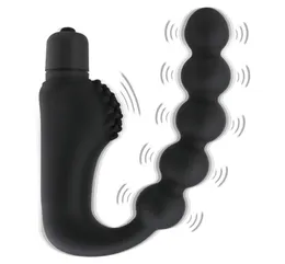 Massage 10 -läge vibrerande anal plug vagina pspot prostata massager sex leksak för par g spot massager vuxen sexprodukt för kvinnor8157426