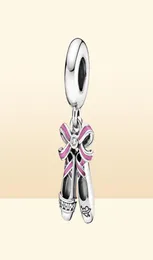 100 ٪ Sterling Silver Ballerina Ballerina SHARMS تناسب السحر الأصلي السحر الأوروبي أزياء أزياء النساء مجوهرات الزفاف إكسسوارات 6129054