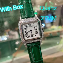mode horloge designer horloges elegante en modieuze dameshorloges quartz 27 mm * 37 mm riem geïmporteerd quartz precisie stalen kast met verzilverde wijzerplaat waterdicht