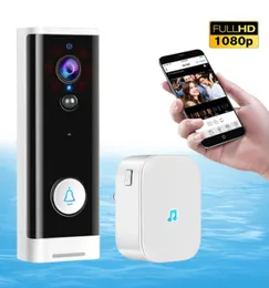Tuya Smart Life Wi -Fi wideo Doorbell Waterproof Bezprzewodowy kamera nocna aplikacja Kontrola telefonu Videoeye Drzwi BE4609318
