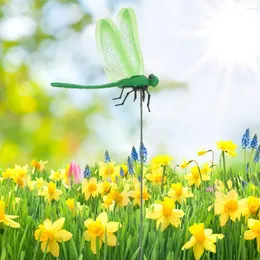 Decorazioni da giardino Simulazione Libellula Clip Realistico Deterrente per insetti Esche da palo Statue da esterno per decorazioni finte