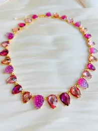 Choker Timeless Wonder Retro Geo Crystal Pave Necklaces for Women Designer Jewelry Runway Trendy Sweet Kpop Fancyかわいいギフト日付5232