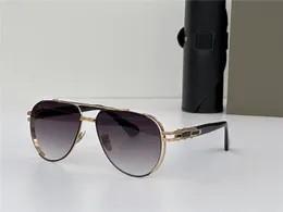 جديد تصميم الأزياء الرجال الشمسي GREDF-ENE One Pilot Shape Frame Frame Simple and Greming Highted Outdize UV400 نظارات حماية