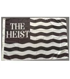 Heist Stripe 3x5ft Flaggen 100D Polyester Banner für den Außenbereich, lebendige Farben, hohe Qualität, mit zwei Messingösen8319118