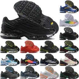TN Plus 3 Running Shoes Men Women Terrascape Triple Black White Psychic University Blue Hyper Jade Midnight Navy Mens Trainers Outdoor Sports Sneakers 39-46