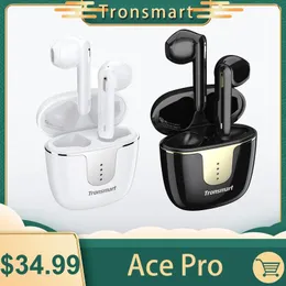 سماعات الأذن 2022 Tronsmart Onyx Ace Pro Wireless Earpuds Tws مع سماعة رأس Aptx Bluetooth 5.2.