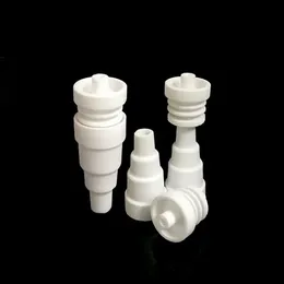 Chiodo in ceramica senza cupola 10mm 14mm 18mm 6 in 1 Punta Nais Accessori per fumatori Banger Nail Dab Cannuccia Mini NC Kit Food Grade per Dab Rig Tubo dell'acqua