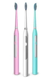 Roterande elektrisk tandborste Ingen laddningsbar med 2 penselhuvuden Batteritandborste tänder borste oral hygien tandborste8838710