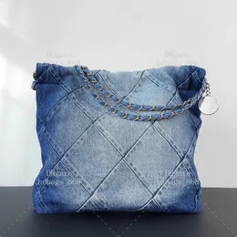 Tote Designer Torba torba na ramię luksusowa torba łańcuchowa jagnięta 1: 1 jakość 35 cm 22 bag z pudełkiem WC016