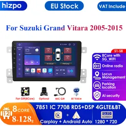 AI Voice 2din Android Car Radio GPS for Suzuki Grand Vitara 3 2005 - 2015 Autoradio Navigation Multimedia Audio Video Player RDS