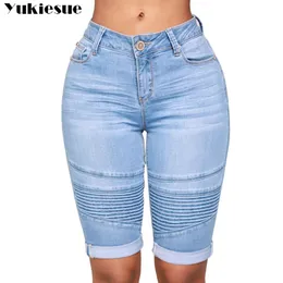 Gonne Haruku Vita alta Pantaloncini Jean casual sexy Donna Estate Denim per donna Abbigliamento donna Jeans Pantaloni corti caldi