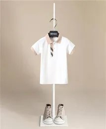 039s camisas novo verão bebê menino camisas em branco topo t manga curta branco preto algodão t camisa para crianças menina roupas2094625462