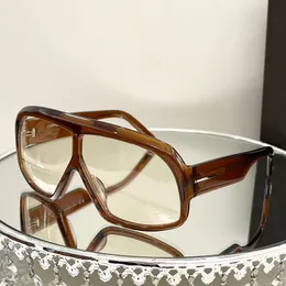 Tom Sunglasses Ford Man نظارات كبيرة الحجم ، إطار صفيحة مكتنزة FT0965 مصمم نظارات شمس للنساء ورقة رياضية سوداء السوداء مرآة المراكز الأصلية 13 41