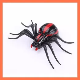 RC Spider Simulation Animal Creepy Spider Halloween Prank Model Model Toys Funny Novelty Gift Toy Fealtive Toy for Children Boy 231229