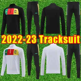 22 23 Camarões Futebol Tracksuits 2022 BAHOKEN ABOUBAKAR CHOUPO-MOTING Camisa BASSOGOG GANAGO EKAMBI Seleção Nacional Conjunto de treinamento de uniforme de futebol de manga comprida