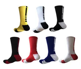 USA Professional Elite Basketball Socks Mens Long nee Athletic Sport Socksファッションウォーキングランニングテニス圧縮サーマルSOC5739188