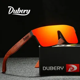 Dubery Natural Odood Sunglasses 남성 편광 패션 태양 안경 오리지널 Wood de Sol Masculino 219 231228