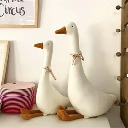 55CM Cotton Creative Big Goose Stuffed Toys Baby Accompany Play Plush Doll Pillow Toys Children's Room Decoration Shooting Props 231229