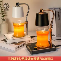 e Romantic Fragrance Candle Light No Fire Diffuse Aromatherapy Wax Light Lifting and Temperature Regulating Bedroom Bedside Lamp 231228