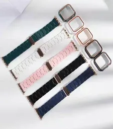 Luxus-Designer-Uhrenarmbänder für Uhren 42 mm, 38 mm, 40 mm, 44 mm, iWatch 2, 3, 4, 5, Harz-Armband mit Gehäuse, modisches Uhrenarmband 4578132