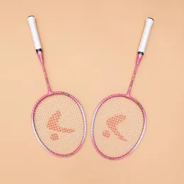 Cartoon Badminton Racket Training Pats Aluminium Alloy Outdoor Tennis Rackets Kids Child Batminton 231229