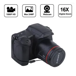 Fotocamere digitali fotocamera SLR 1080p HD 16x zoom 1,2 m di messa a fuoco a sfioro con videocamera Pografia a schermo LCD da 2,4 pollici LCD