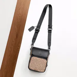 남성 클래식 로고 Lee Crossbody Bag Borsa A Tracolla Lee Con 로고 Classico Da Uomo 디자이너 남자 어깨 가방 휴대폰 가방 제작 된 다기능 CH710 CH688.