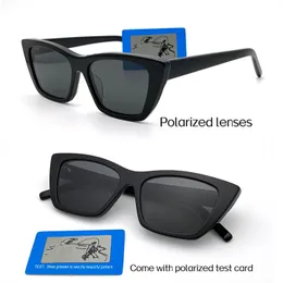 276 MICA Sunglasses Popular Designer Women Fashion Retro Cat Shape Shape Glasses Summer Leisure Wild Style UV400 Come with Case 6161