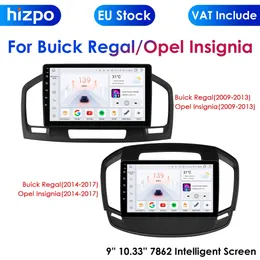 CarPlay 4G-LTE 9 "Buick Regal Opel Insignia 용 자동차 라디오 안드로이드 2009-2017 멀티미디어 플레이어 내비게이션 GPS 2DIN 스테레오 DSP