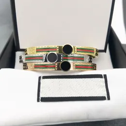 Designer high-end luxury screwdriver bracelet Fashion pattern bracelet 316L stainless steel plated 18K gold jewelry belt box