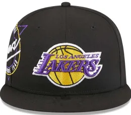 Los Angeles''Lakers''All Caps Casquette 2023 Mistrz turnieju sezonowego Cotton Baseball Snapback Hat Men Sun Hat Hafdery Spring Summer Cap Hurtowa A11