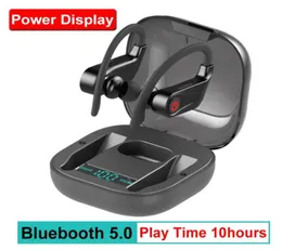 Power HBQ Pro TWS Trådlösa hörlurar Bluetooth 50 Earburds Stereo Sport Hörlurar 950mAh Fall Vattentät öronkrok Headsets Q625305366496