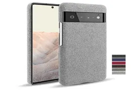 For Google Pixel 6 Pro 6pro 4A 5G 5A Funda Luxury Cloth Texture Fitted Phone Case For Google Pixel 4 3A 3 2 XL Pixel6 Capa Cover6538300