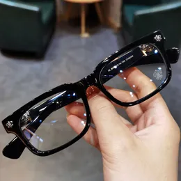 Designer Ch Cruz Óculos Quadro Cromos Marca Óculos de Sol Nova Lente de Olho para Homens Mulheres Retro Espelho Plano Emparelhado Miopia Coração Alta Qualidade Óculos Quadros 2024 09QD