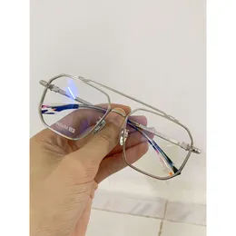 المصمم CH Cross Glasses Frame Chromes Grand Grand Grand for Men Women New Eyeglass Pure Titanium Retro Myopia Lenses Heart Luxury عالية الجودة