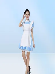 Halloween Maid Costumes Women Adult Alice in Wonderland Costume Suit Maids Lolita Fancy Dress Cosplay Cosplay for Women Girl Y0822712475