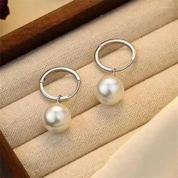 Hoop Earrings 925 Silver Needle Earring For Women Girls Party Wedding Jewelry Pendientes Accessories EH2215
