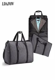 Largecapacity Folding Waterproof Suit Travel Bag Multifunktion Handväska Kläder Travelagring Bag Men039S Shirt Suit Organis6233318
