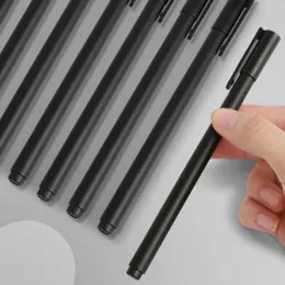 20 PCS 0.5mm Gel Pen Black Color Ink Abels لطلاب المكاتب الذين يكتبون رسم الرسم الأعمال الثابتة 231229