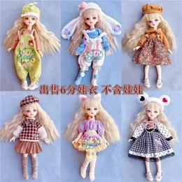 Doll s Clothes 30cm BJD Girl Dress 1 6 Accessories Winter Socks and Fashion Cute Hat for Girl s Gift 231228