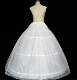 Kvinnor 3 Hoops Brud Petticoats For Ball Gown Underskirt Bride Wedding Dress kjol foder Elastisk midja Crinoline kjol justerbar3041645