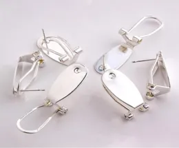 Taidian Silver Fingernail Earring Post för Women Beadswork Earring Jewelry Finding Making 50 Pieces/Lot19059596